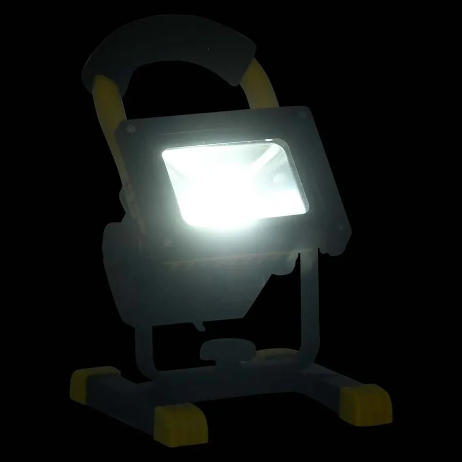 Projecteur à LED rechargeable avec poignée 30 W Blanc froid - 2