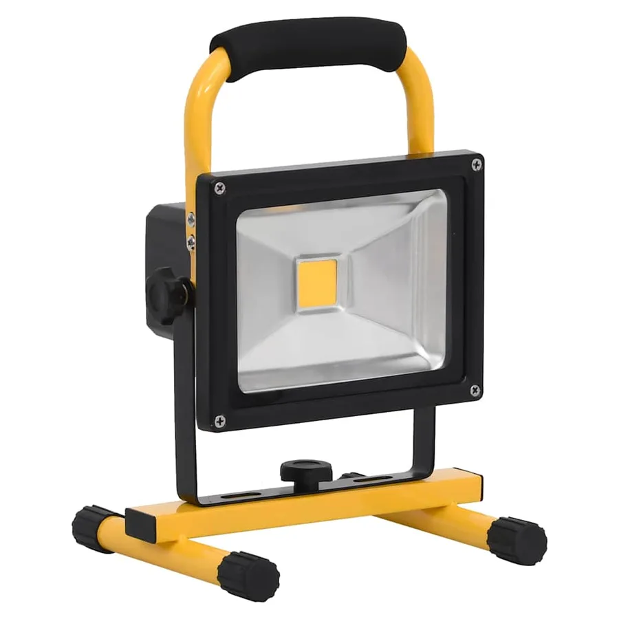 Projecteur à LED rechargeable avec poignée 30 W Blanc froid - 4