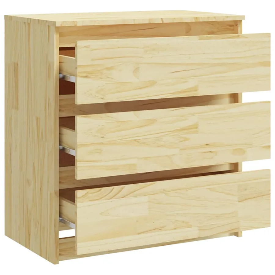 Table de chevet 60x36x64 cm Bois de pin massif - 6