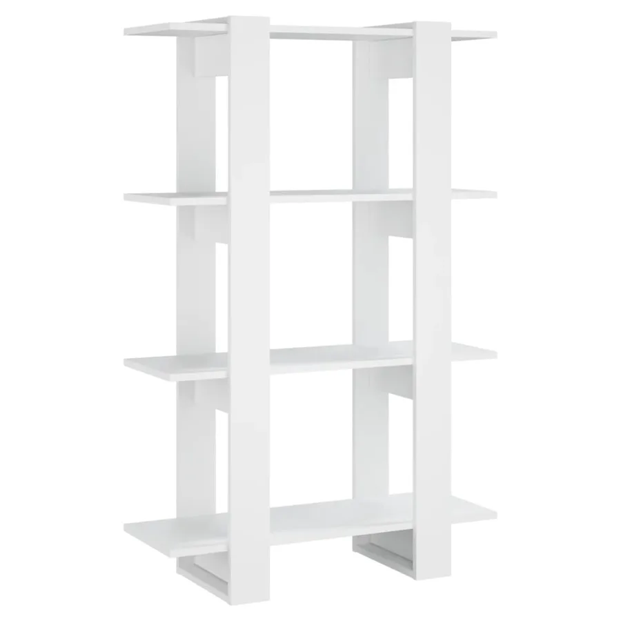 Bibliothèque/Séparateur de pièce Blanc 80x30x123,5 cm - 2
