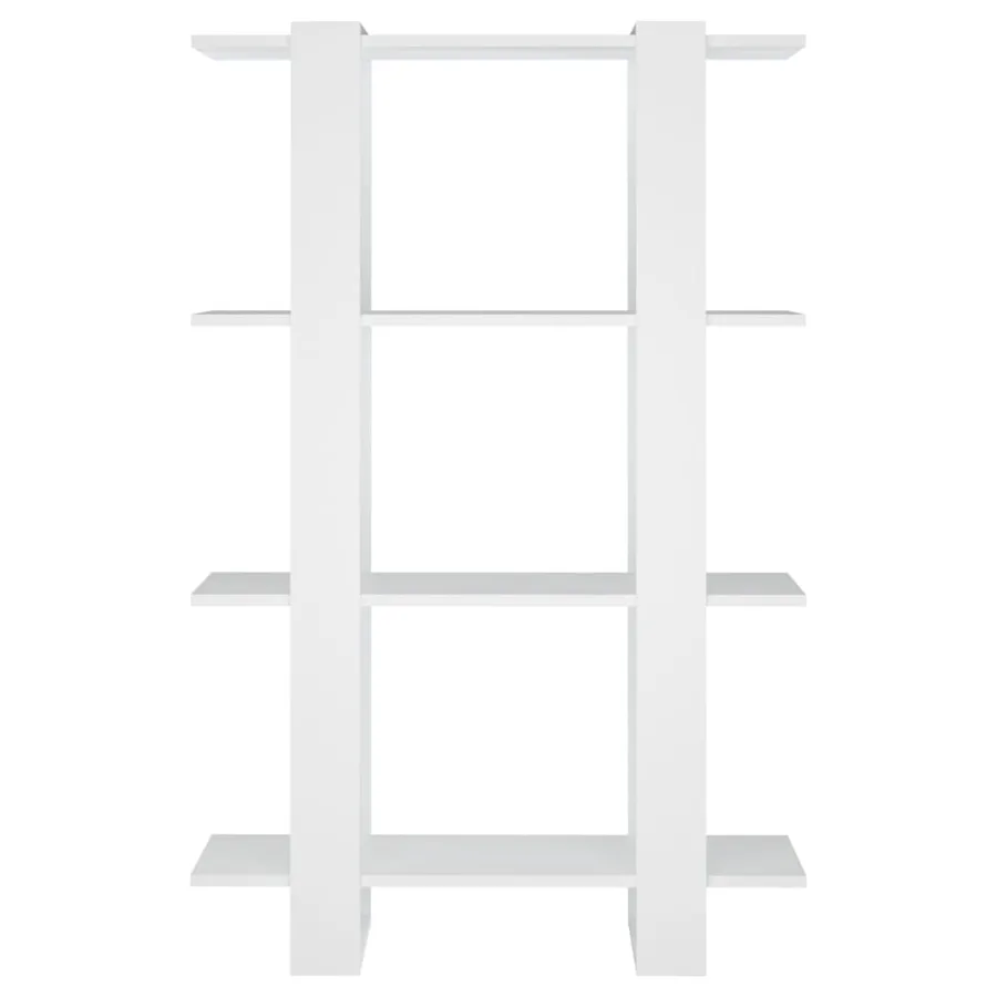 Bibliothèque/Séparateur de pièce Blanc 80x30x123,5 cm - 5