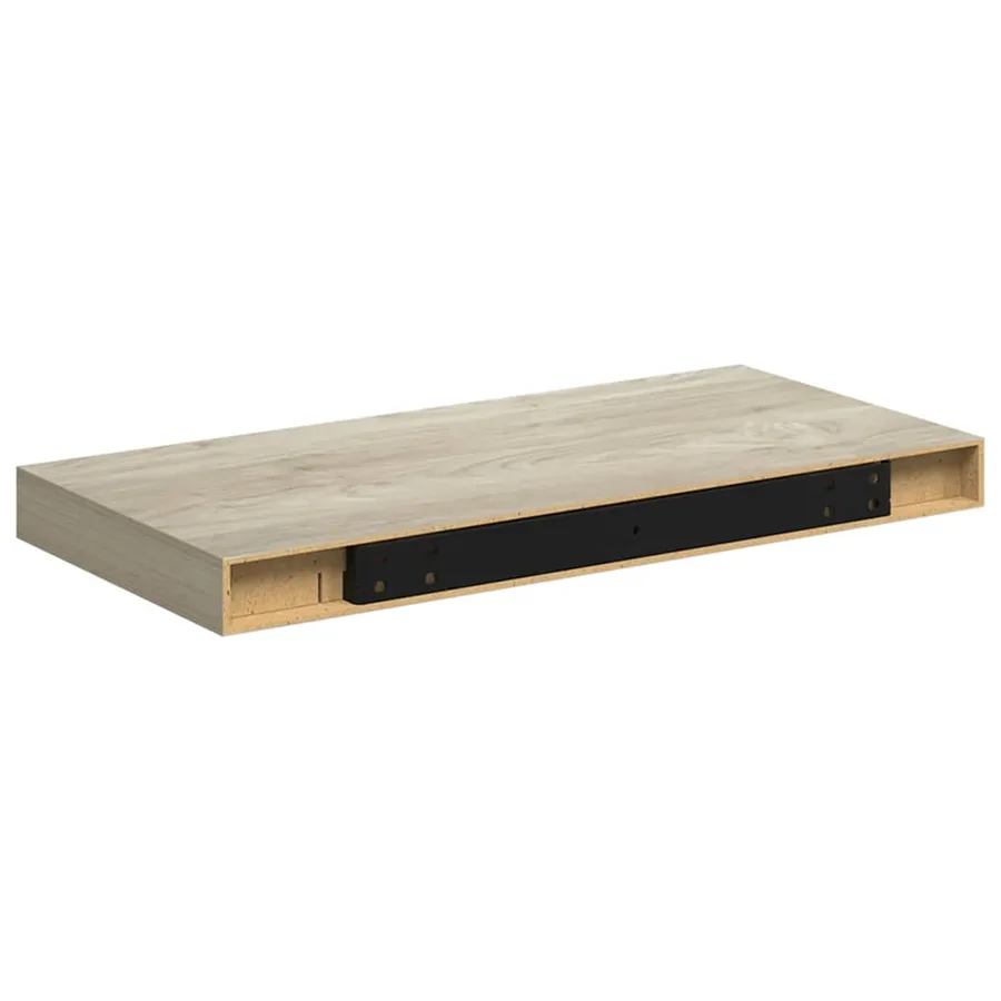 Étagère murale flottante chêne 50x23,5x3,8 cm MDF - 8