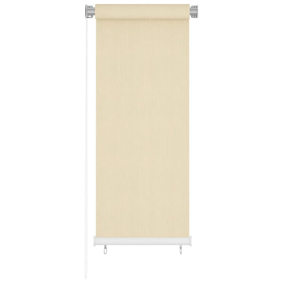 Store roulant d'extérieur couleur crème 65 (l) x 140 (H) cm HDPE - 2