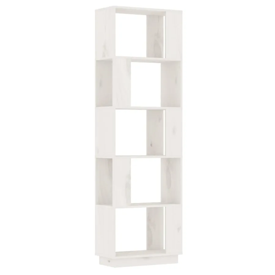 Bibliothèque/Séparateur de pièce Blanc 51x25x163,5cm Pin solide - 2