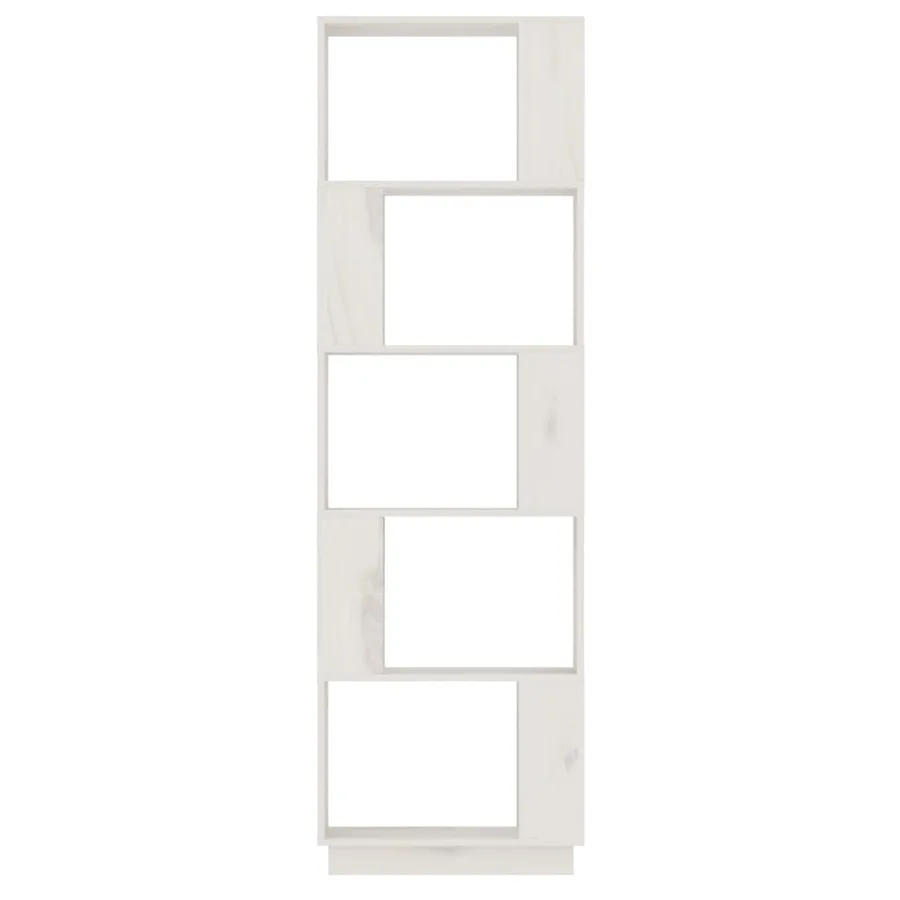 Bibliothèque/Séparateur de pièce Blanc 51x25x163,5cm Pin solide - 5