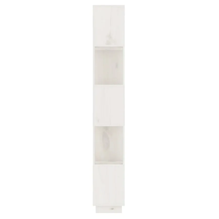 Bibliothèque/Séparateur de pièce Blanc 51x25x163,5cm Pin solide - 6