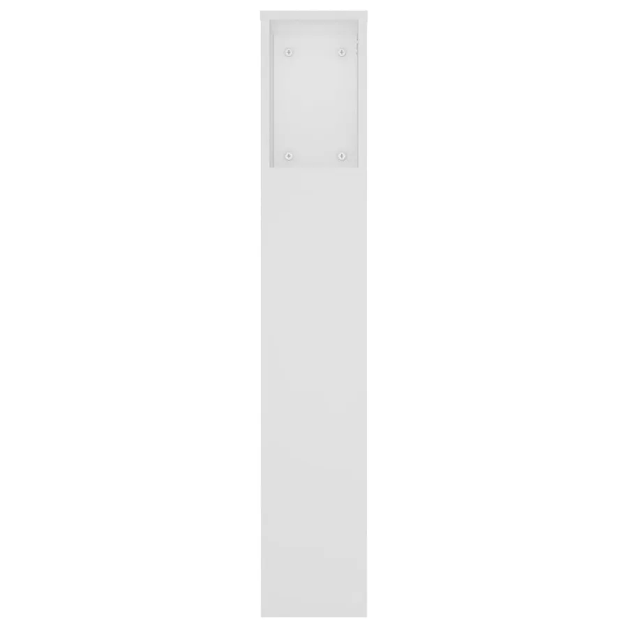 Armoire de tête de lit Blanc 180x18,5x104,5 cm - 5