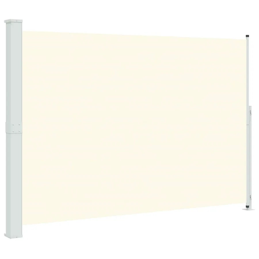 Auvent latéral rétractable de patio 200x300 cm Crème - 2