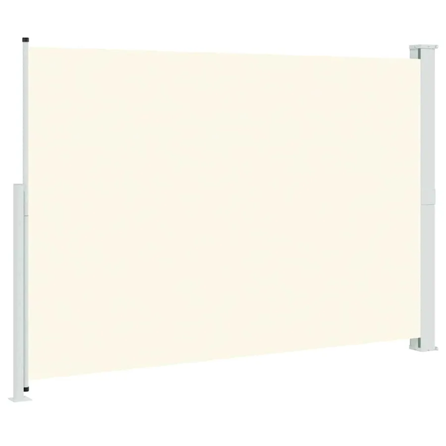 Auvent latéral rétractable de patio 200x300 cm Crème - 6