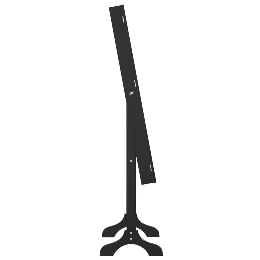 Miroir sur pied noir 34x37x146 cm - 6