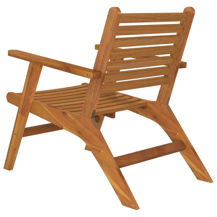 Chaises de jardin lot de 2 Bois d'acacia solide - 6
