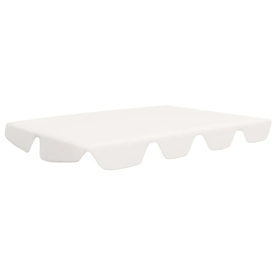 Toit de rechange de balançoire blanc 188/168x145/110 cm - 2