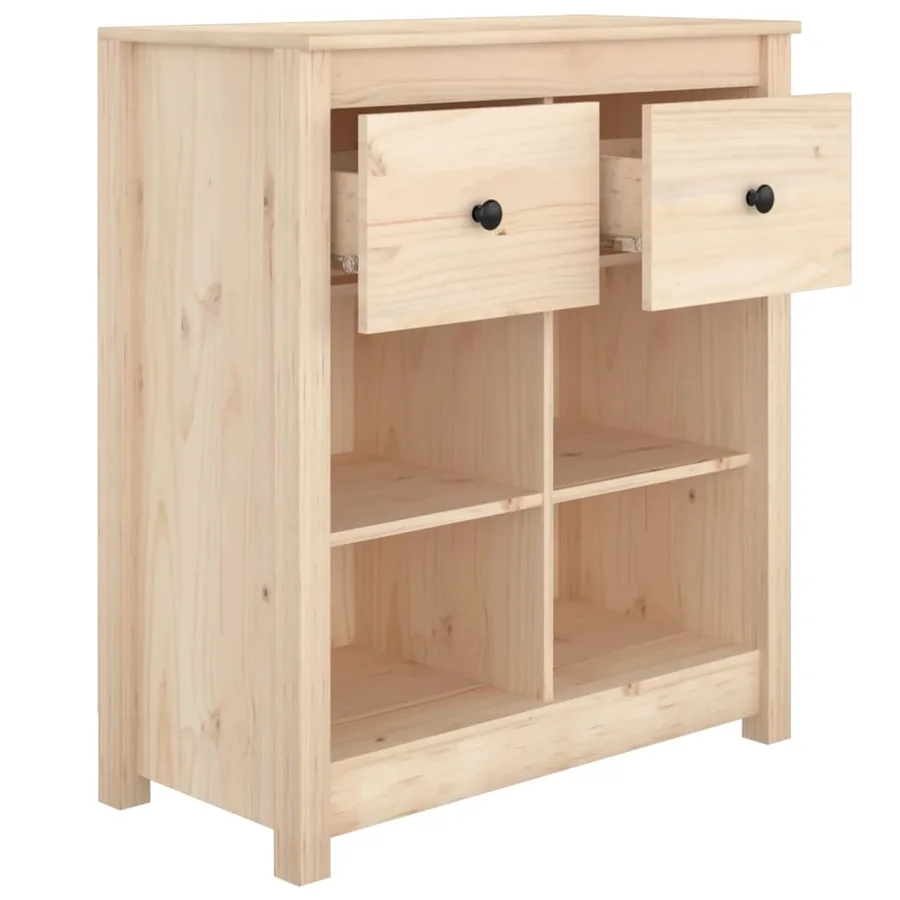 Buffet 70x35x80 cm Bois massif de pin - 5