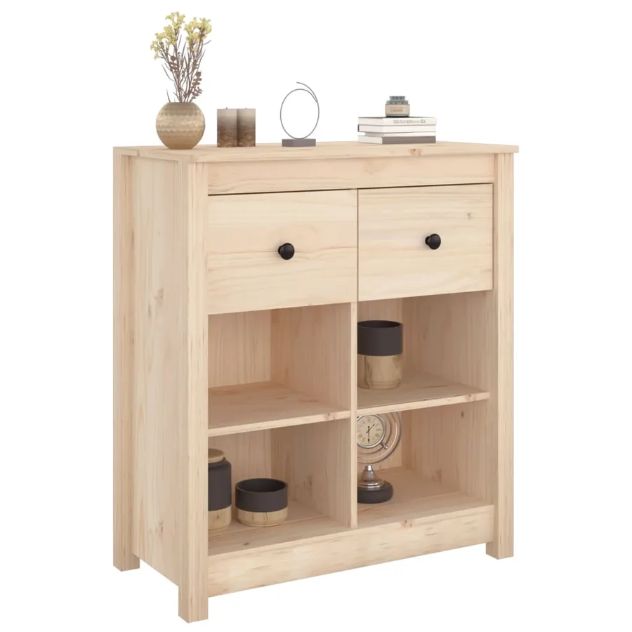 Buffet 70x35x80 cm Bois massif de pin - 7