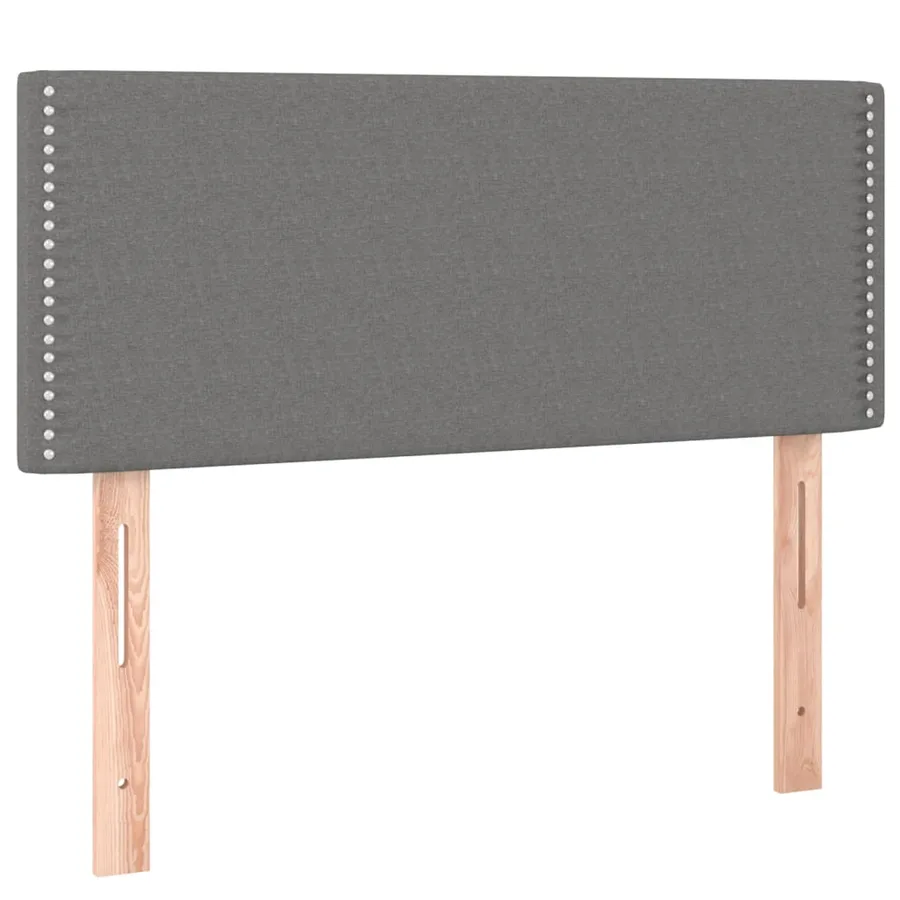 Tête de lit Gris foncé 80x5x78/88 cm Tissu - 2