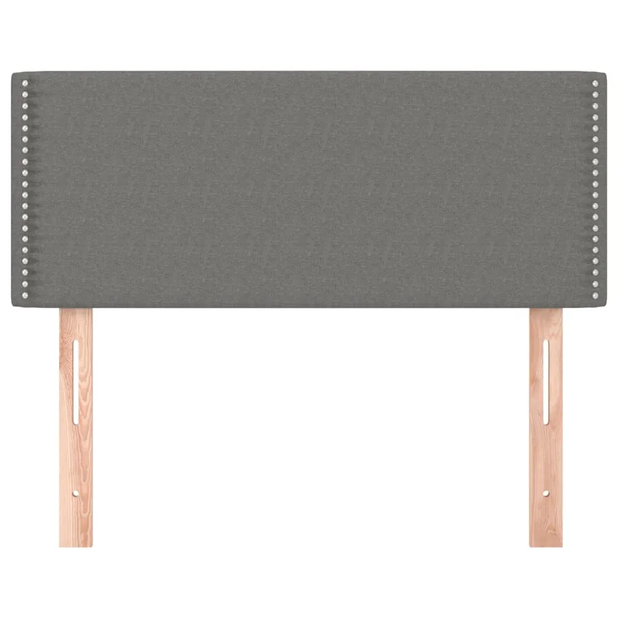 Tête de lit Gris foncé 80x5x78/88 cm Tissu - 3