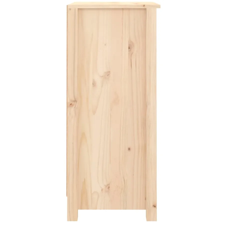 Buffet 40x35x80 cm bois massif de pin - 6