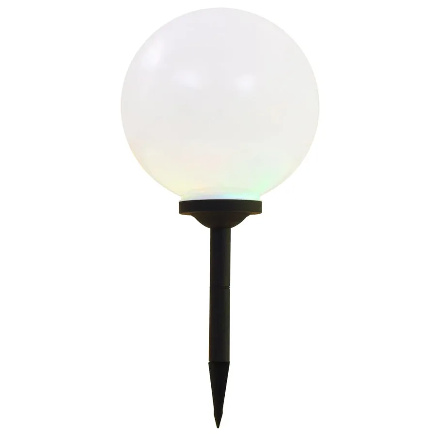 Lampe LED sphérique solaire d'extérieur 2 pcs 30 cm RVB - 2