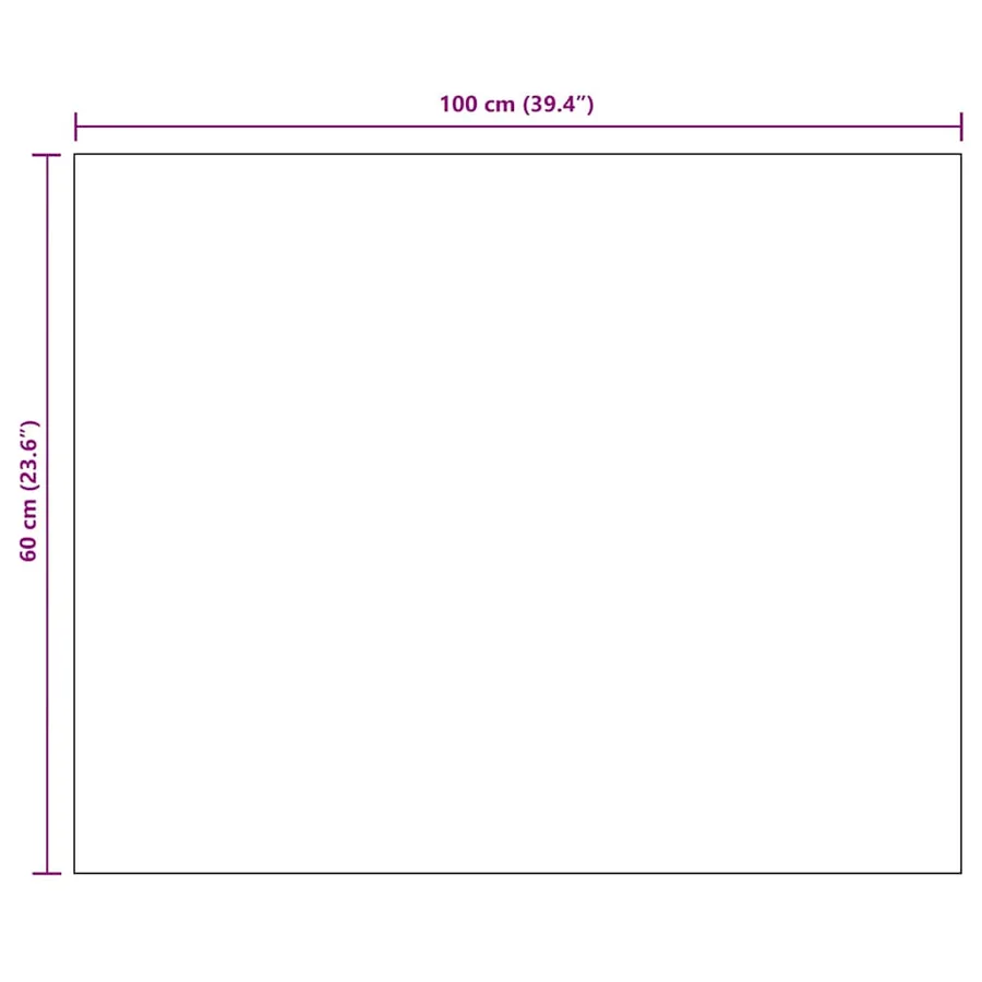 Miroir sans cadre 100x60 cm Verre - 7
