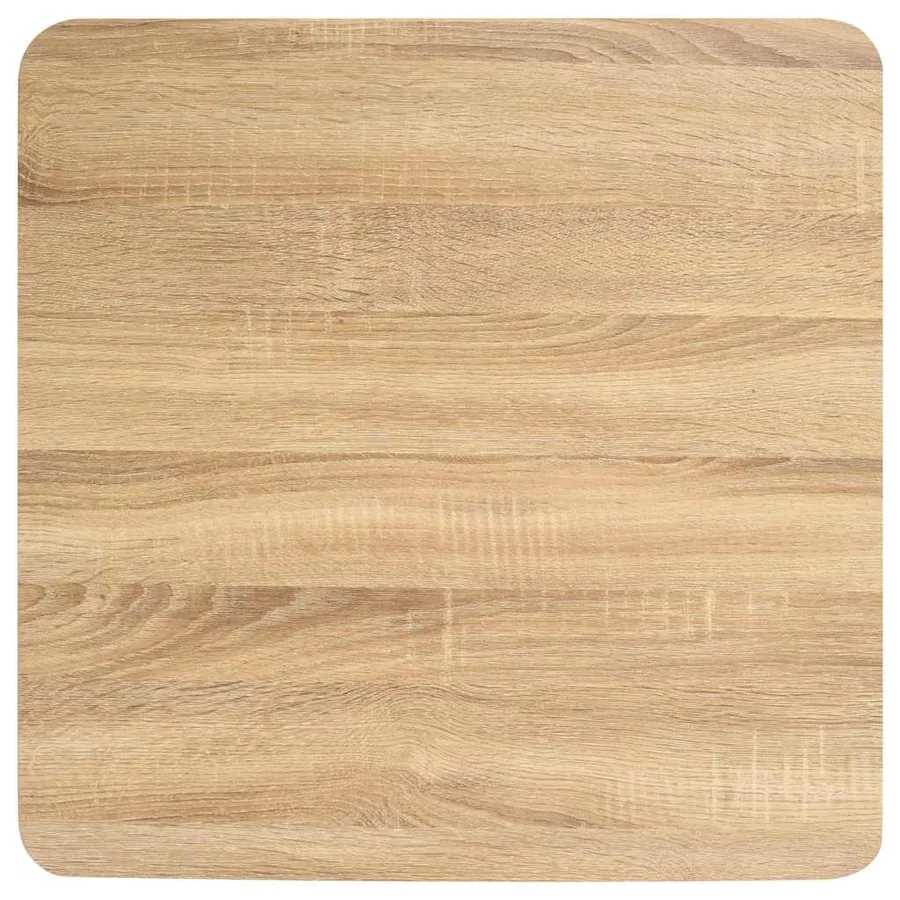 Table de bistro marron clair 60x60 cm MDF - 4
