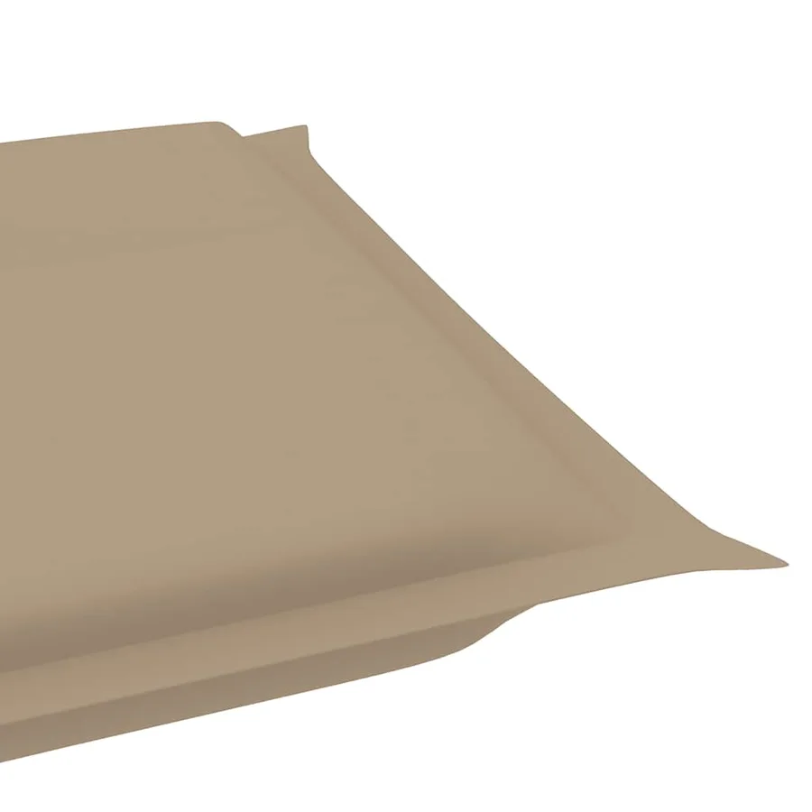 Chaises longues lot de 2 avec table et coussins Acacia solide - 16