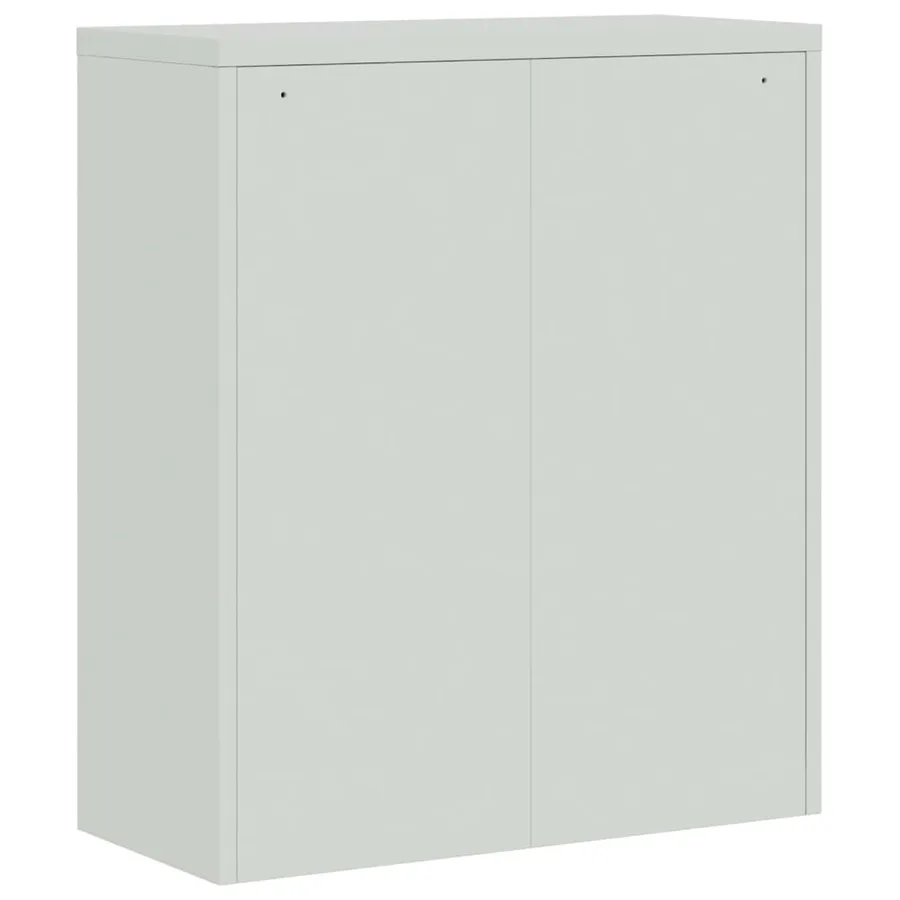 Classeur gris clair 90x40x145 cm acier - 10