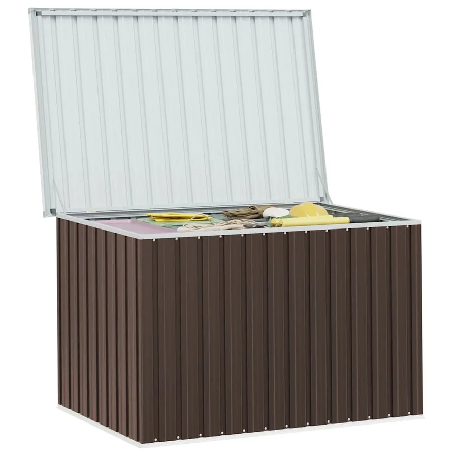 Boîte de rangement de jardin Marron 149x99x93 cm - 10