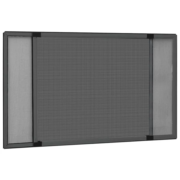 Moustiquaire extensible pour fenêtres Anthracite (100-193)x75cm