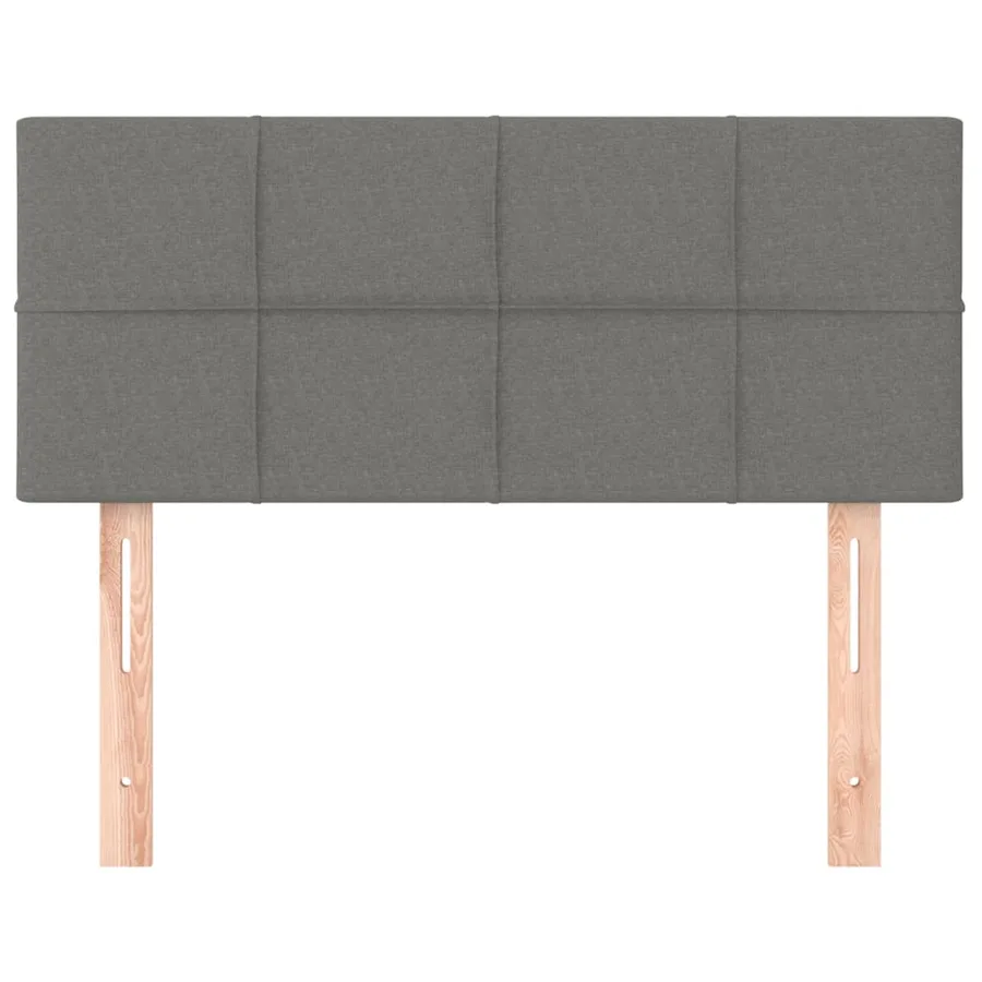 Tête de lit Gris foncé 80x5x78/88 cm Tissu - 3