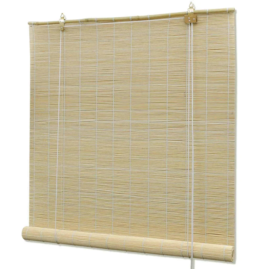 Store roulant en bambou 150x160 cm Naturel - 2
