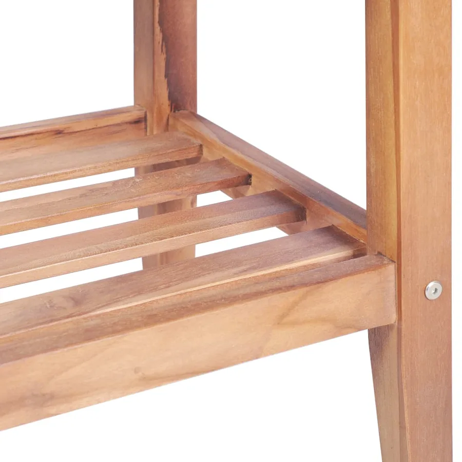 Table basse 40x40x50 cm Carrée Teck solide - 5