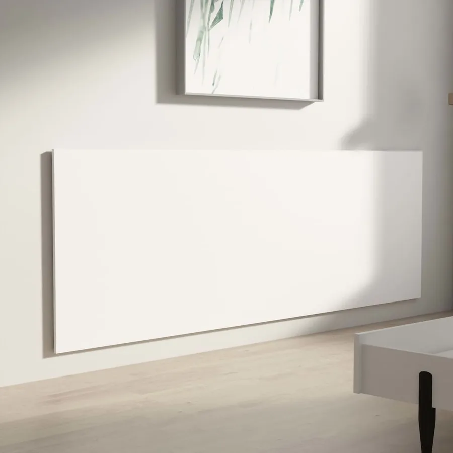 Tête de lit murale Blanc 240x1,5x80 cm Bois d'ingénierie - 4