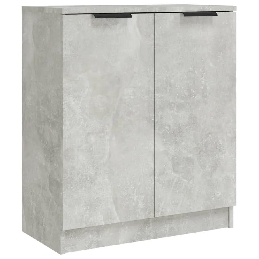 Buffet Gris béton 60x30x70 cm Bois d'ingénierie - 2