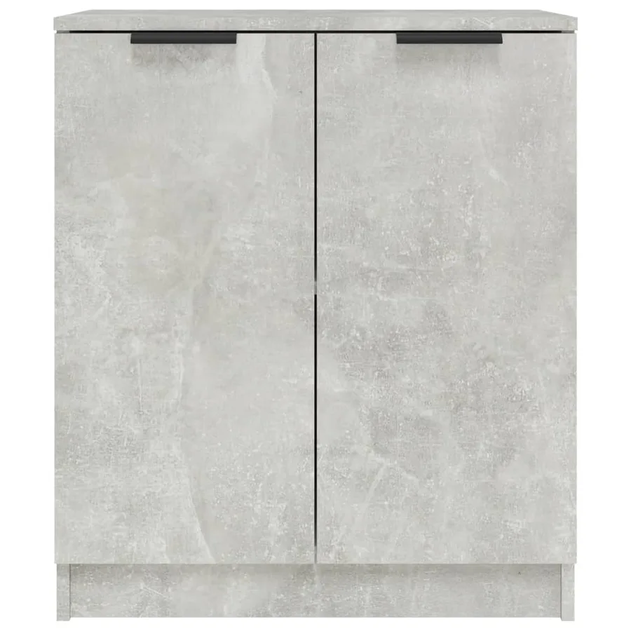 Buffet Gris béton 60x30x70 cm Bois d'ingénierie - 3
