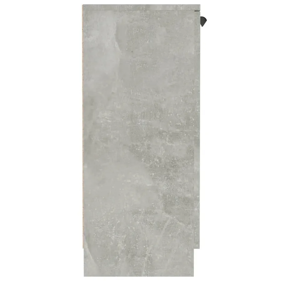 Buffet Gris béton 60x30x70 cm Bois d'ingénierie - 4