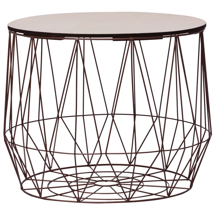 Tables basses 2 pcs cuivre - 3