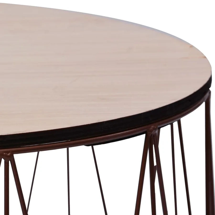 Tables basses 2 pcs cuivre - 7