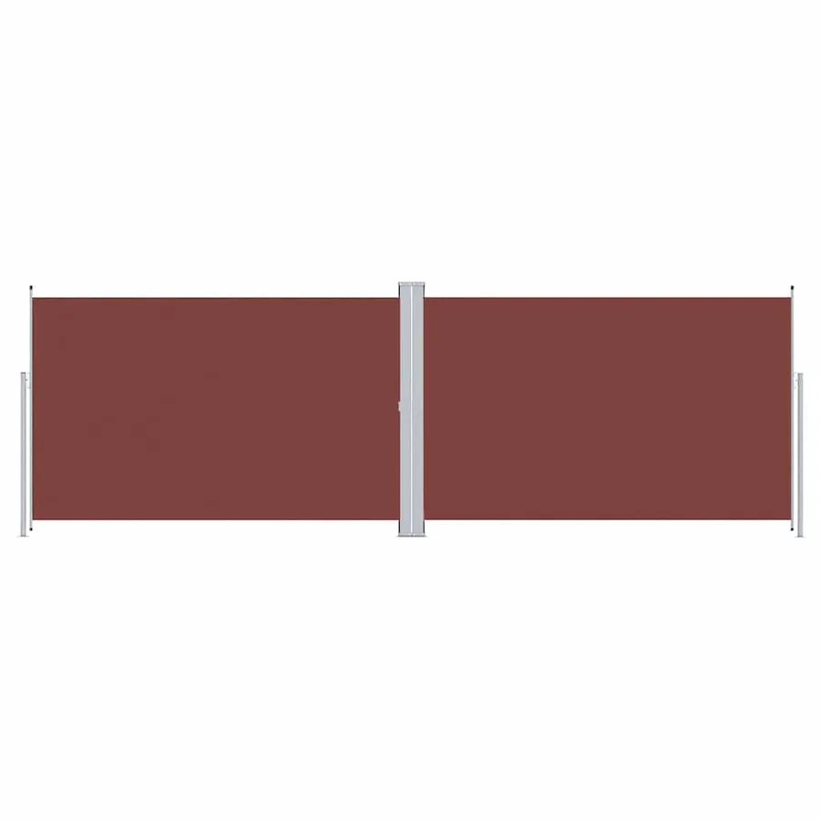 Auvent latéral rétractable Marron 200x600 cm - 2