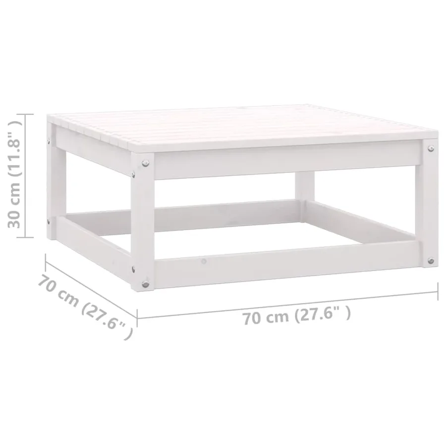 Salon de jardin 6 pcs avec coussins Bois de pin massif - 10