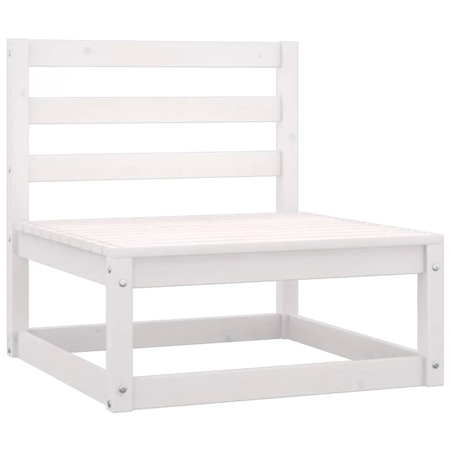 Salon de jardin 6 pcs avec coussins Bois de pin massif - 5