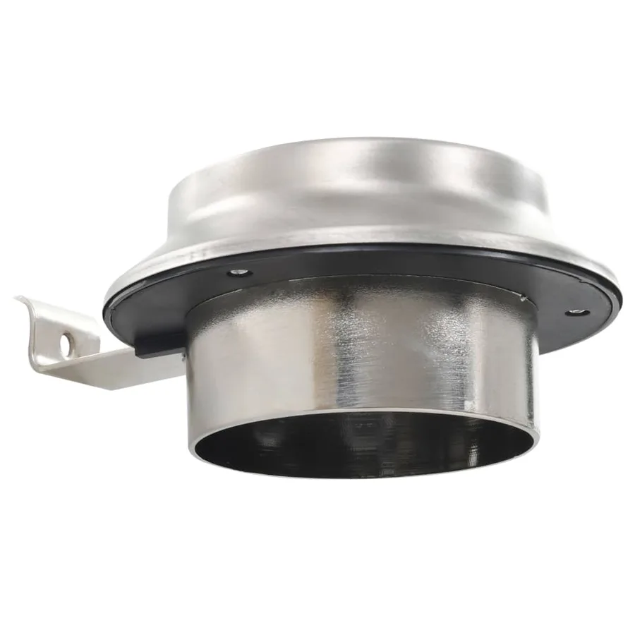 Lampes solaires à LED rondes d'extérieur 12 pcs 12 cm Blanc - 10