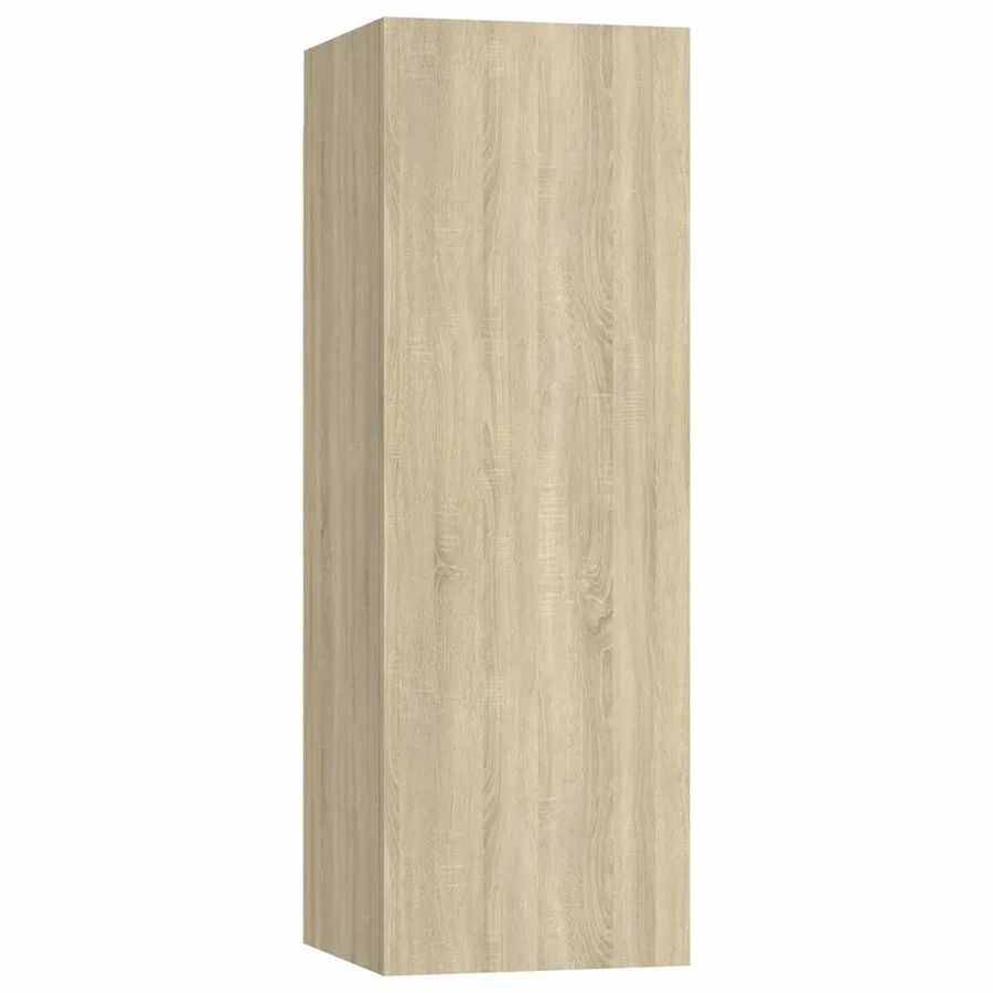 Meubles TV 2 pcs Chêne sonoma 30,5x30x90 cm Bois d’ingénierie - 3
