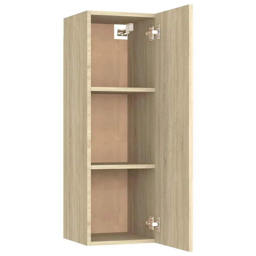 Meubles TV 2 pcs Chêne sonoma 30,5x30x90 cm Bois d’ingénierie - 6