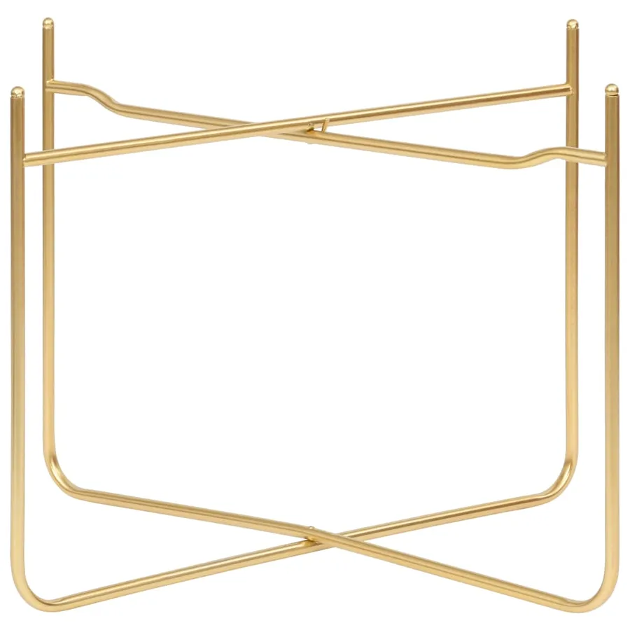 Table d'appoint Noir et doré 38x38x38,5 cm MDF - 6