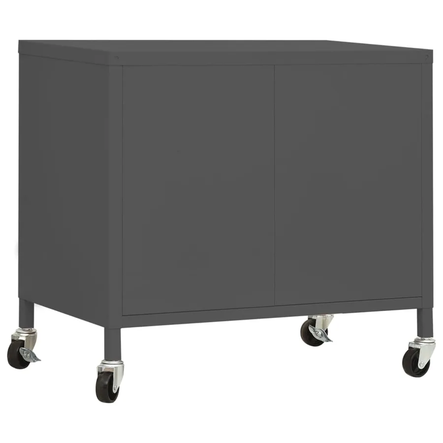 Armoire de rangement Anthracite 60x35x56 cm Acier - 5