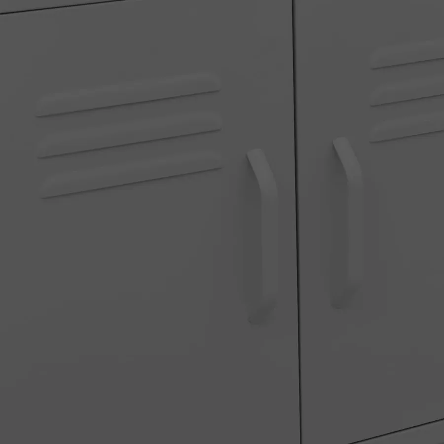 Armoire de rangement Anthracite 60x35x56 cm Acier - 7