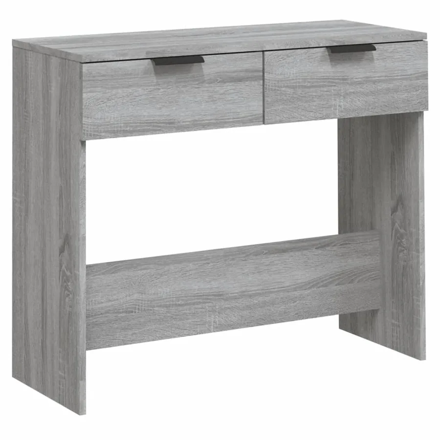 Table console Sonoma gris 90x36x75 cm Bois d'ingénierie - 2