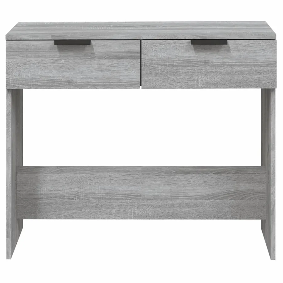 Table console Sonoma gris 90x36x75 cm Bois d'ingénierie - 6