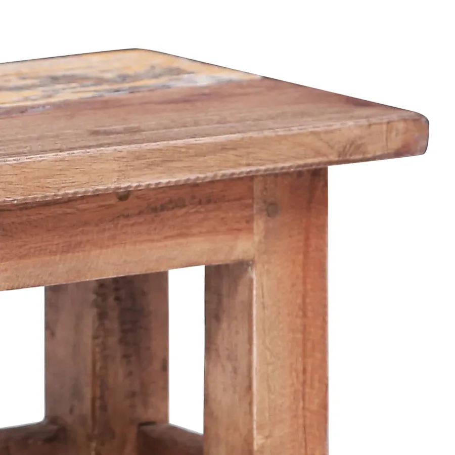 Tables gigognes 2 pcs bois d'acajou massif - 5