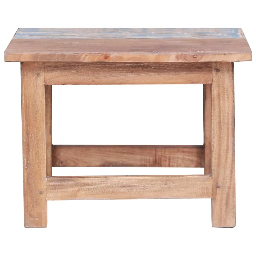 Tables gigognes 2 pcs bois d'acajou massif - 6